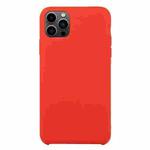 For iPhone 13 Pro Max Solid Silicone Phone Case (China Red)