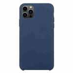 For iPhone 13 Pro Max Solid Silicone Phone Case (Midnight Blue)