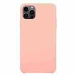 For iPhone 13 Pro Max Solid Silicone Phone Case (Pink)