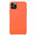 For iPhone 13 Pro Max Solid Silicone Phone Case (Orange)