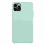 For iPhone 13 Pro Max Solid Silicone Phone Case (Emerald Green)