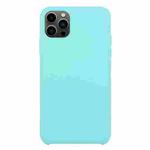 For iPhone 13 Pro Max Solid Silicone Phone Case (Ice Blue)