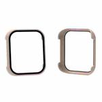For OPPO Watch 2 42mm PC + Tempered Glass Watch Protective Case(Pink)
