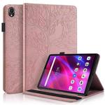 For Lenovo Tab K10 Life Tree Series Leather Tablet Case(Rose Gold)