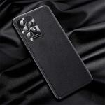 For Samsung Galaxy A72 5G / 4G Plain Skin Leather Phone Case(Black)