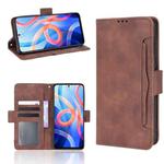 For Xiaomi Redmi Note 11 5G Domestic Version / Poco M4 Pro Skin Feel Calf Pattern Leather Phone Case(Brown)