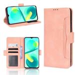 For Oukitel C25 Skin Feel Calf Pattern Leather Phone Case(Pink)