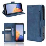 For Ulefone Armor X9 Skin Feel Calf Pattern Leather Phone Case(Blue)