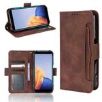 For Ulefone Armor X9 Skin Feel Calf Pattern Leather Phone Case(Brown)