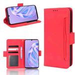 For Ulefone Note 6 / Note 6P Skin Feel Calf Pattern Leather Phone Case(Red)
