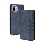 For Ulefone Note 6 / Note 6P Magnetic Buckle Retro Texture Leather Case(Blue)
