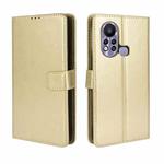 For Infinix Hot 11S Retro Crazy Horse Texture Leather Phone Case(Gold)