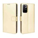 For Xiaomi Redmi Note 11 5G/Poco M4 Pro Retro Crazy Horse Texture Leather Phone Case(Gold)