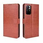 For Xiaomi Redmi Note 11 5G/Poco M4 Pro Retro Crazy Horse Texture Leather Phone Case(Brown)