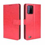 For Oukitel C25 Retro Crazy Horse Texture Leather Phone Case(Red)