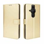 For Sony Xperia Pro-I Retro Crazy Horse Texture Leather Phone Case(Gold)