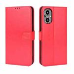 For OnePlus Nord N20 5G Retro Crazy Horse Texture Leather Phone Case(Red)