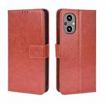 For OnePlus Nord N20 5G Retro Crazy Horse Texture Leather Phone Case(Brown)