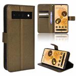 For Google Pixel 6 Pro Diamond Texture Leather Phone Case(Copper)