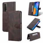 For Huawei P smart 2021 / Enjoy 20 SE / Y7a AZNS Dream II Skin Feel Horizontal Flip Leather Case(Coffee)