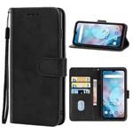 Leather Phone Case For UMIDIGI Bison X10S / X10S NFC(Black)