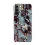 For Samsung Galaxy S22 5G Marble Pattern Soft TPU Phone Case(Brown)