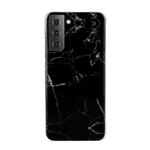 For Samsung Galaxy S22 5G Marble Pattern Soft TPU Phone Case(Black)