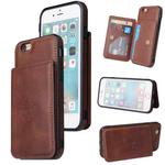 Calf Texture Magnetic Case For iPhone 6s Plus / 6 Plus(Coffee)