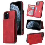 For iPhone 12 / 12 Pro Calf Texture Magnetic Case(Red)