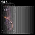 50 PCS 0.26mm 9H 2.5D Tempered Glass Film For Sharp Aquos R5G