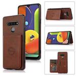 For LG Stylo 6 Calf Texture Magnetic Phone Case(Coffee)