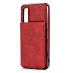 For Huawei P30 Calf Texture Magnetic Phone Case(Red)