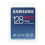 Original Samsung Pro Plus SD Memory Card (2021), Capacity:128GB(Blue)