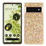 For Google Pixel 6 Glitter Powder Shockproof TPU Protective Phone Case(Gold)