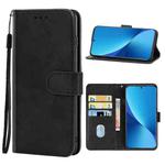 Leather Phone Case For Xiaomi 12 Pro(Black)