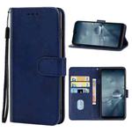 Leather Phone Case For Sharp Aquos Wish SHG06(Blue)