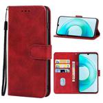 Leather Phone Case For Wiko T3(Red)