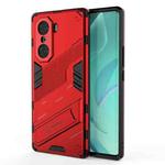 For Honor 60 Punk Armor 2 in 1 PC + TPU Phone Case(Red)