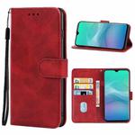 Leather Phone Case For Blackview A60 Plus(Red)