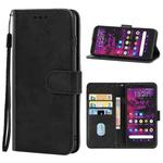 Leather Phone Case For CAT S62 Pro(Black)
