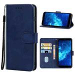 Leather Phone Case For Cricket Icon 2(Blue)