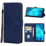 Leather Phone Case For Doogee X93(Blue)