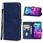 Leather Phone Case For Doogee X96(Blue)