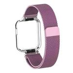 For Xiaomi Mi Watch Lite / Redmi Watch Milanese Magnetic Metal Watchband(Rose Pink)