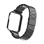 For Xiaomi Mi Watch Lite / Redmi Watch Three-Bead Metal Watchband(Black)