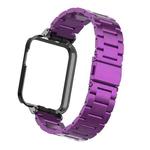 For Xiaomi Mi Watch Lite / Redmi Watch Three-Bead Metal Watchband(Purple)