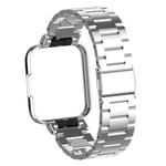 For Xiaomi Redmi Watch 2 Three-Bead Metal Watchband(Silver)