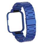 For Xiaomi Redmi Watch 2 Three-Bead Metal Watchband(Blue)