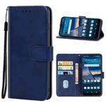 Leather Phone Case For Nokia C5 Endi(Blue)