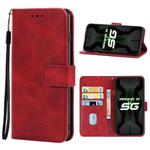 Leather Phone Case For Ulefone Armor 10 5G(Red)